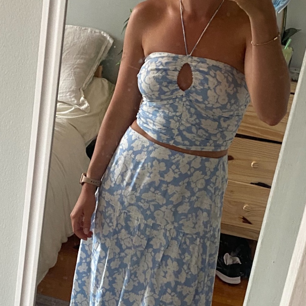 Abercrombie and fitch maxi skirt/top matching set